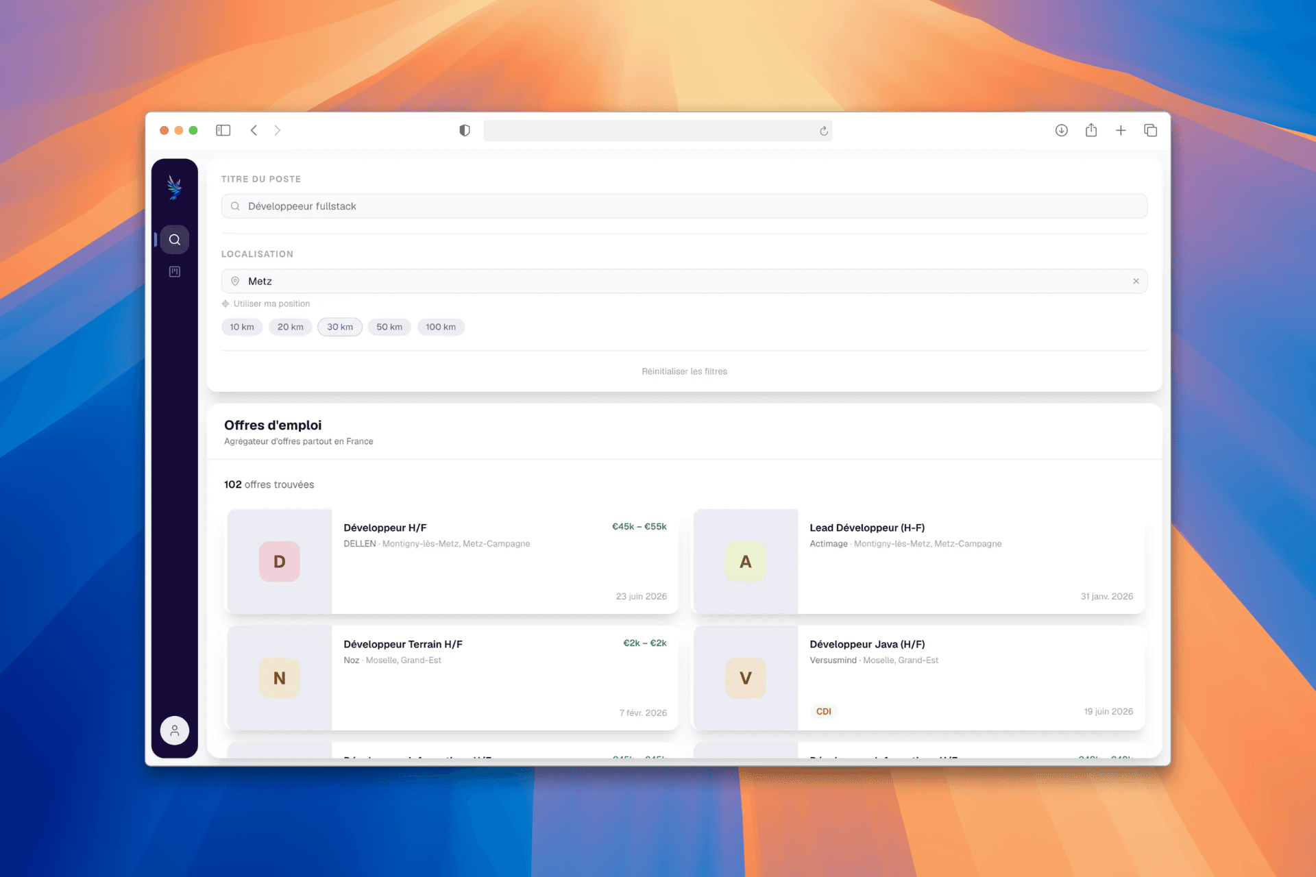 Aperçu du projet DevSpot