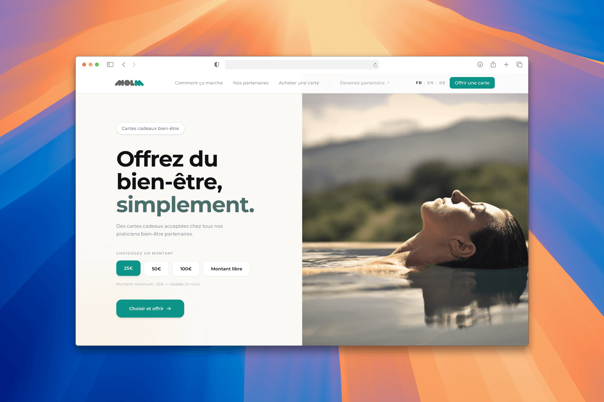 Aperçu du projet Molm